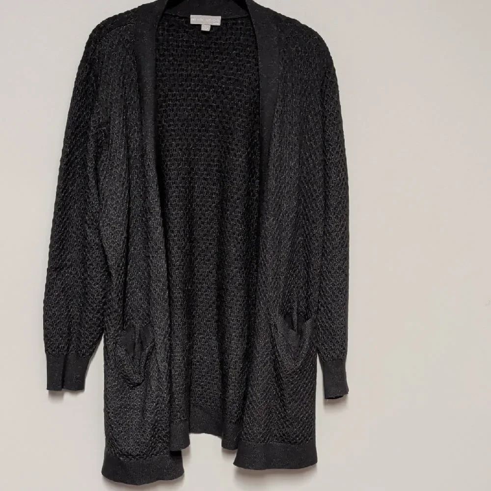 Revolution Black Textured Cardigan